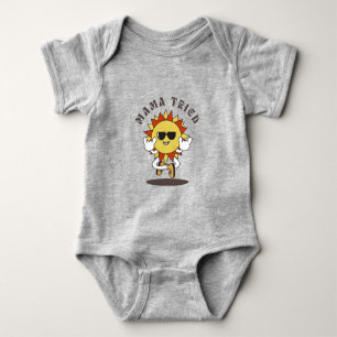 Baby ett biet "mamma försökte" t shirt