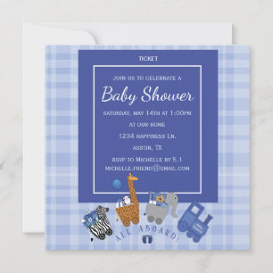 Baby Express-inbjudan Spara Datumet