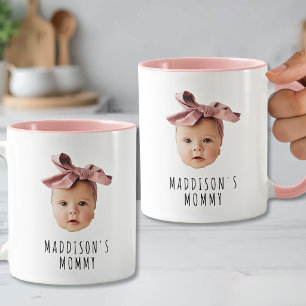 Baby Face Foto Anpassad Mamma Mugg