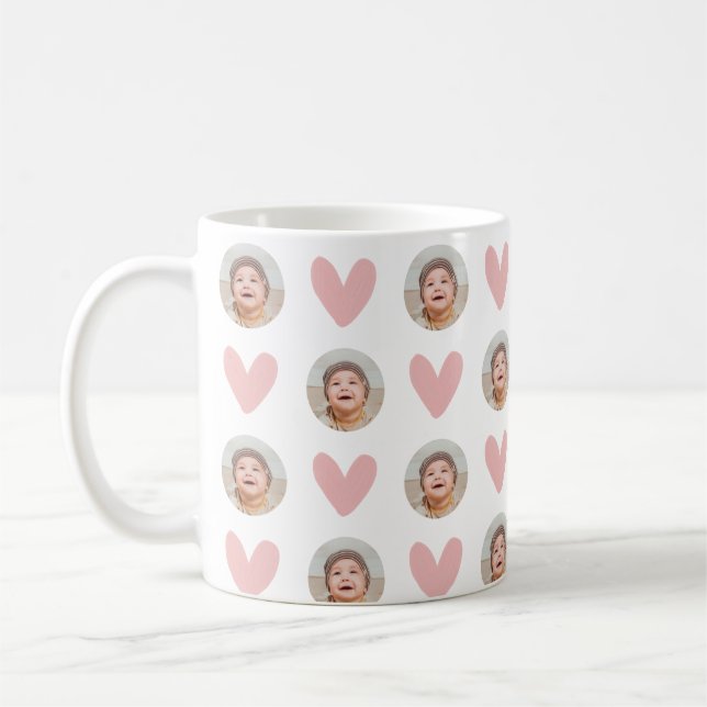 Baby Face Mugg, Personlig Face Mugg, Din Hund Fa Kaffemugg (Vänster)