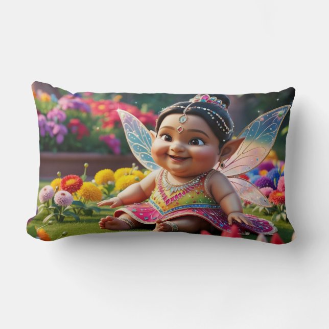 Baby Fairy Cheerfulness Lumbarkudde (Framsida)