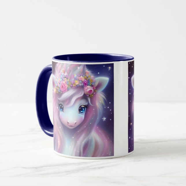 Baby Fantasy Unicorn Mugg (Framsida vänster)