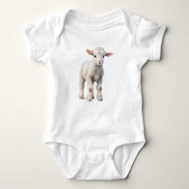 Baby får Lamb T Shirt (Framsida)