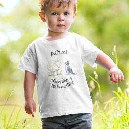 Baby, får och fårhund Babygrow T Shirt