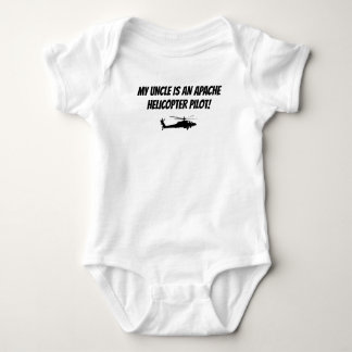 Baby farbror Apache Helicopter Militär Baby Bodysu T Shirt