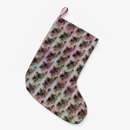 Baby Färg Waffle Stitch Design Stock Liten Julstrumpa