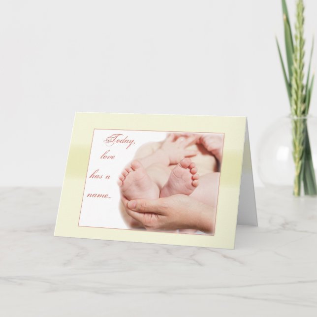 Baby Feet Grattiss Kort (Framsida)