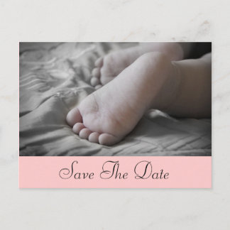 Baby Feet Meddelande Vykort