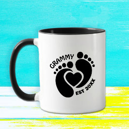 Baby Feet Mugg för Grammy