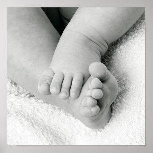 Baby Feet Poster Skriv ut