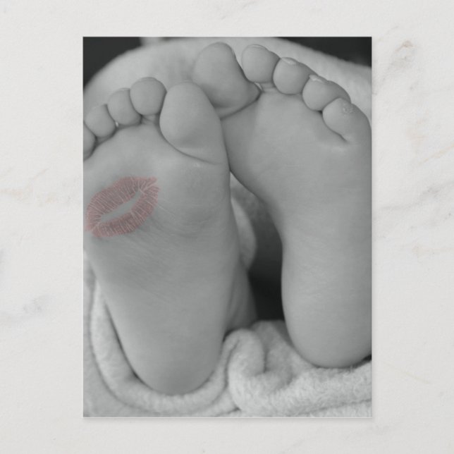 Baby Feet Vykort (Framsida)