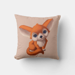 Baby Fennec Fox Kudde