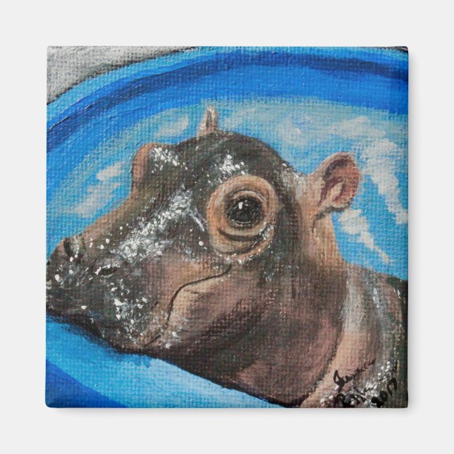 Baby Fiona i Bassäng Magnet (Framsidan)
