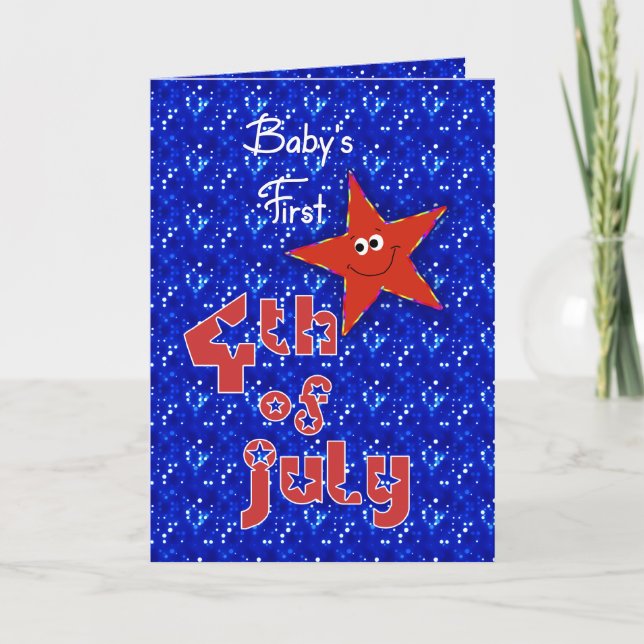 Baby First 4 juli Kort (Framsida)