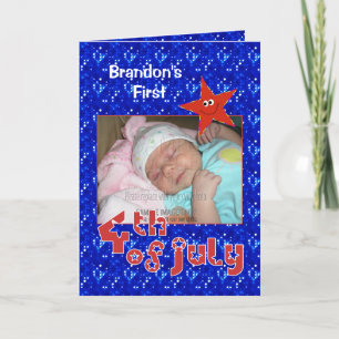 Baby First 4 juli Photo Kort