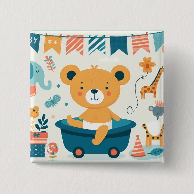 Baby First Bath Knapp (Framsida)