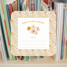 Baby First Bibliotek pressade blommor