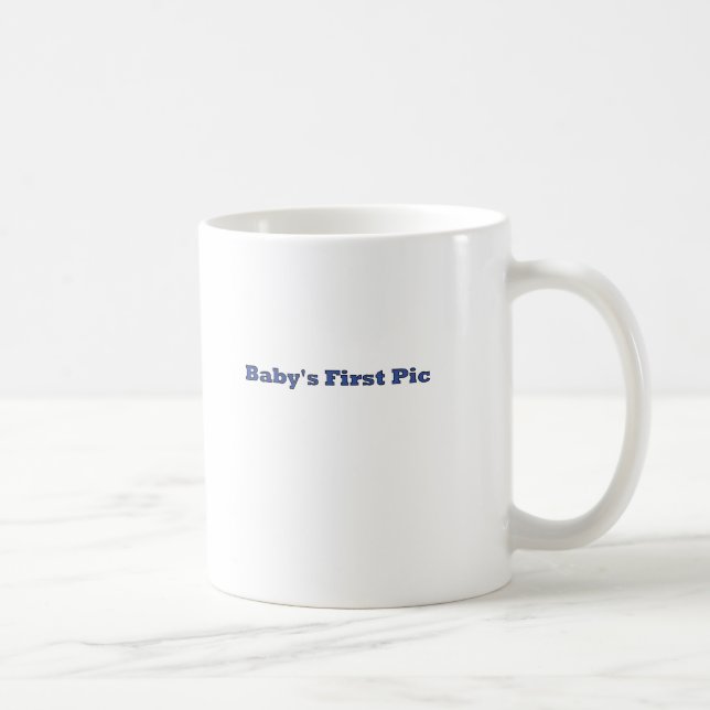 Baby First Bild MUSEUM Zazzle Gifts Kaffemugg (Höger)