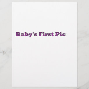 Baby First Bild MUSEUM Zazzle Gifts Reklamblad