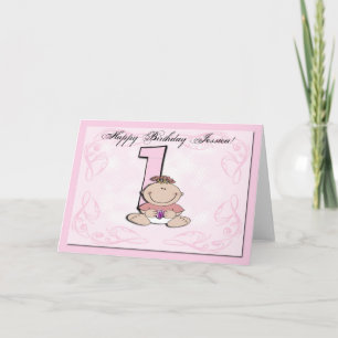 Baby First Birthday Kort