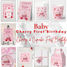 Baby First Cherry & Cupcoa Födelsedagsfest