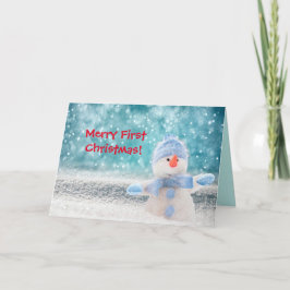 BABY FIRST CHRISTMAS-KORT TACK KORT