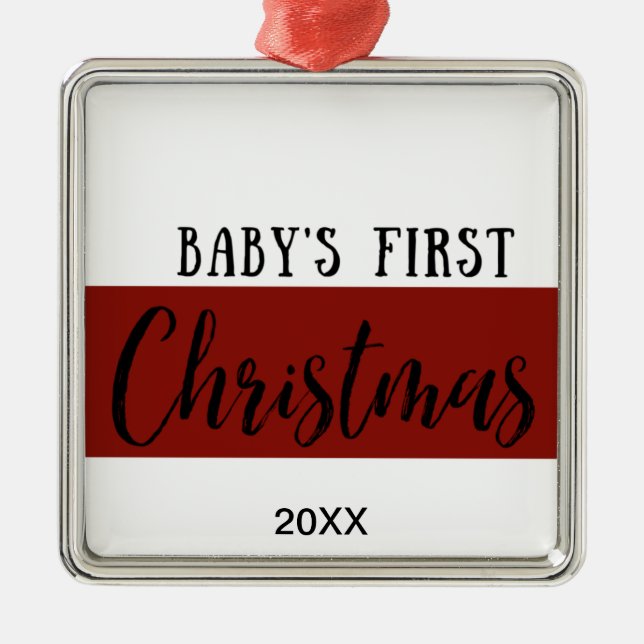 BABY FIRST CHRISTMAS ORNAMENT (Framsidan)