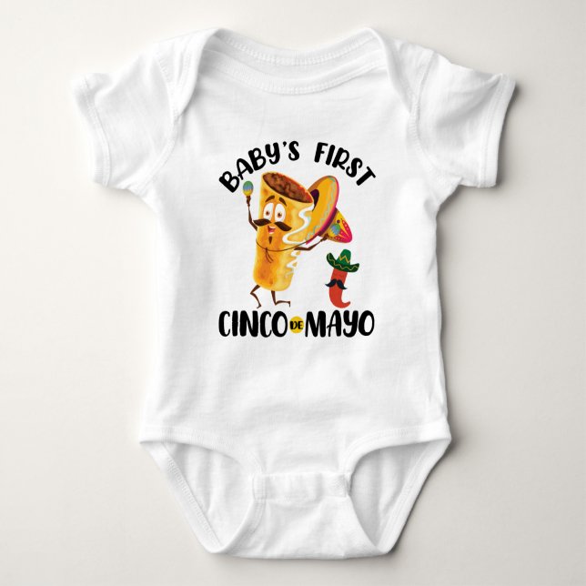 Baby First Cinco De Mayo Infant T Shirt (Framsida)