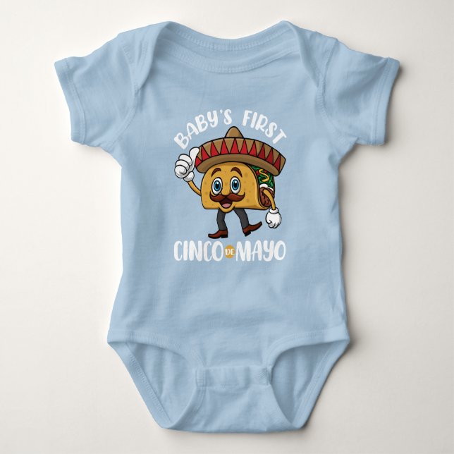 Baby First Cinco de Mayo T Shirt (Framsida)