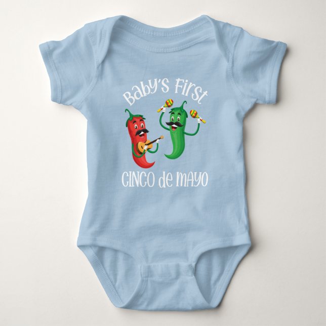 Baby First Cinco de Mayo T Shirt (Framsida)