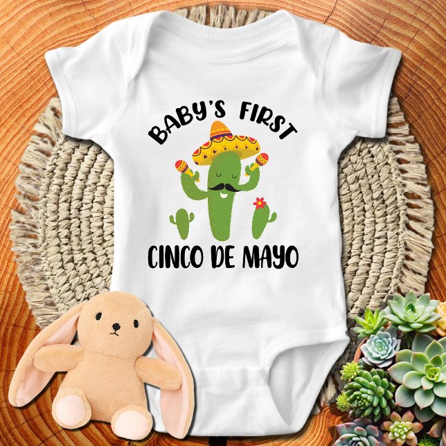 Baby First Cinco de Mayo T Shirt (Skapare uppladdad)