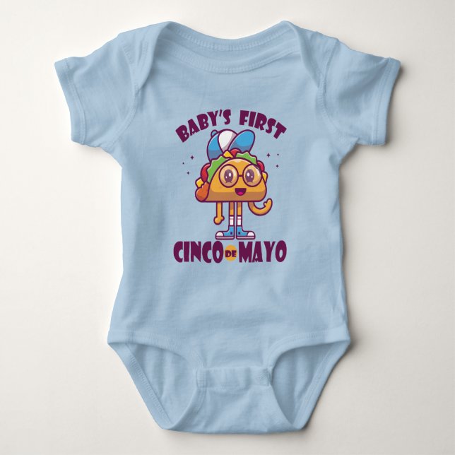 Baby First Cinco de Mayo T Shirt (Framsida)