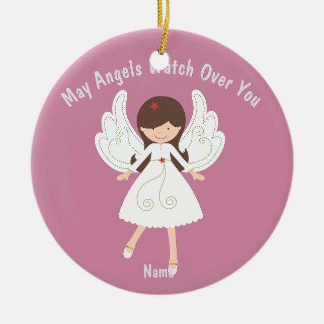 Baby First Communion, Baptism, Godchild PHOTO Julgransprydnad Keramik (Framsidan)