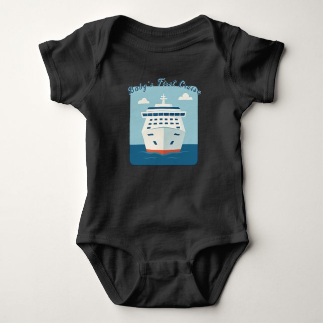 Baby First Cruise T Shirt (Framsida)