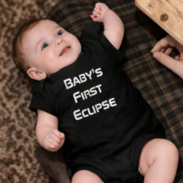 Baby First Eclipse Solar Eclipse 2026 baby shirt T