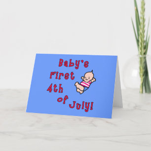 Baby First Fjärde juli-produkter Kort