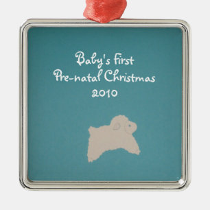 Baby First, före natal jul, 2010 Julgransprydnad Metall
