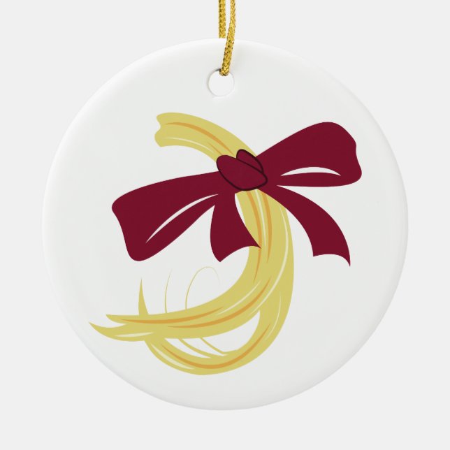 Baby First Haircut Julgransprydnad Keramik (Framsidan)