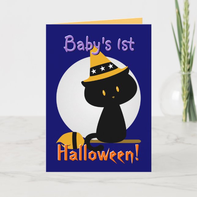 Baby First Halloween Card Kort (Framsida)