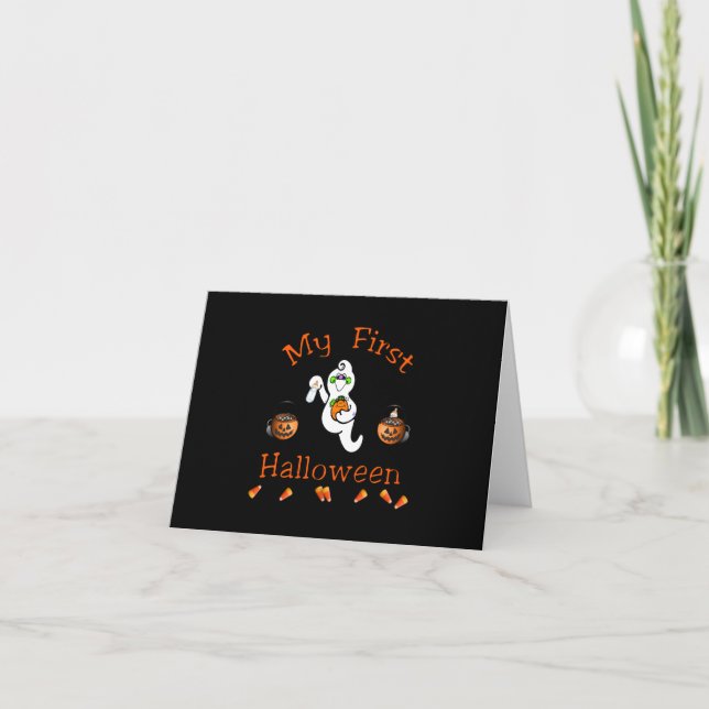 Baby First Halloween Cards Kort (Framsida)