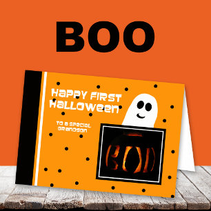 Baby First Halloween - Grandson Kort