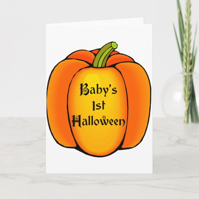 Baby First Halloween Kort (Framsida)