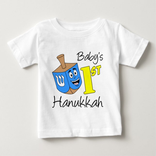 Baby First Hanukkah T-shirt (Framsida)