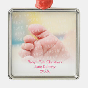 Baby First jul   Anpassade Julgransprydnad Metall