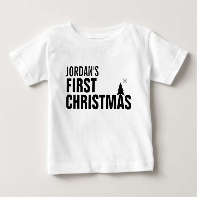 Baby First jul Baby T-Shirt (Framsida)