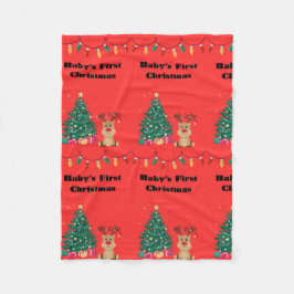 Baby First jul Blanket Fleecefilt