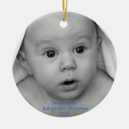 Baby First jul Boy Anpassningsbar Ornament