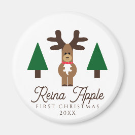 Baby First jul Cute Reindeer Magnet
