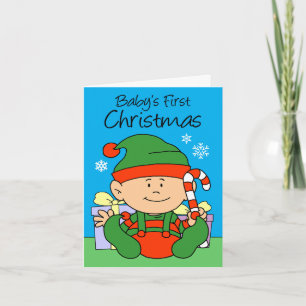 Baby First jul Elf Helgkort