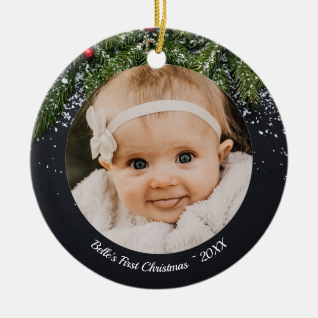 Baby First jul Evergreen Ornament (Framsidan)
